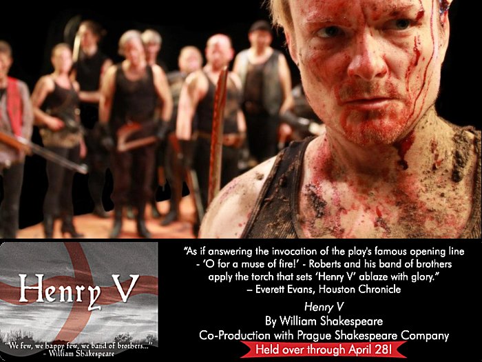 Guy Roberts stars as Henry V